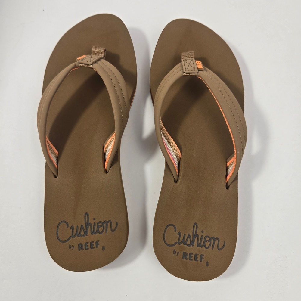 Reef Cushion Breeze Women Flip Flop Sandals Size 8 US Brown Beach Thong Slides
